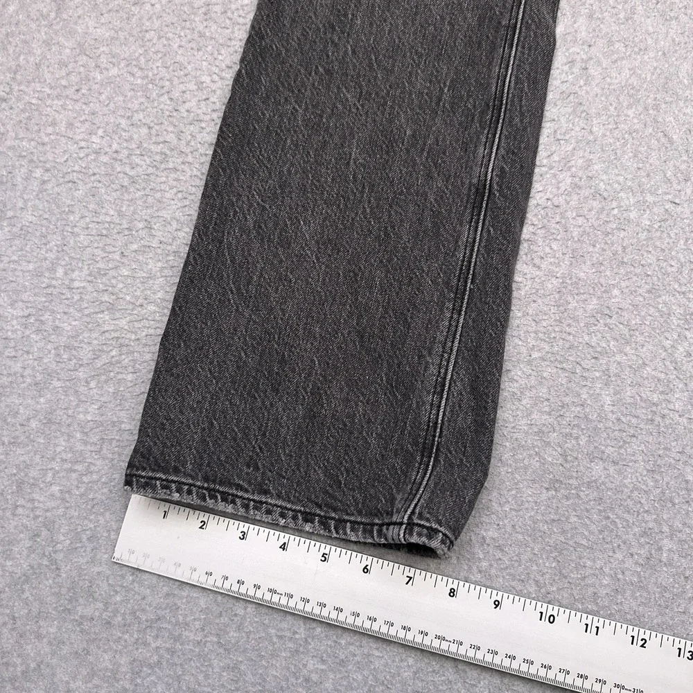 American Eagle 90s Bootcut Jeans Womens 4 SHORT Gray Denim 100%‎ Cotton Mid-Rise